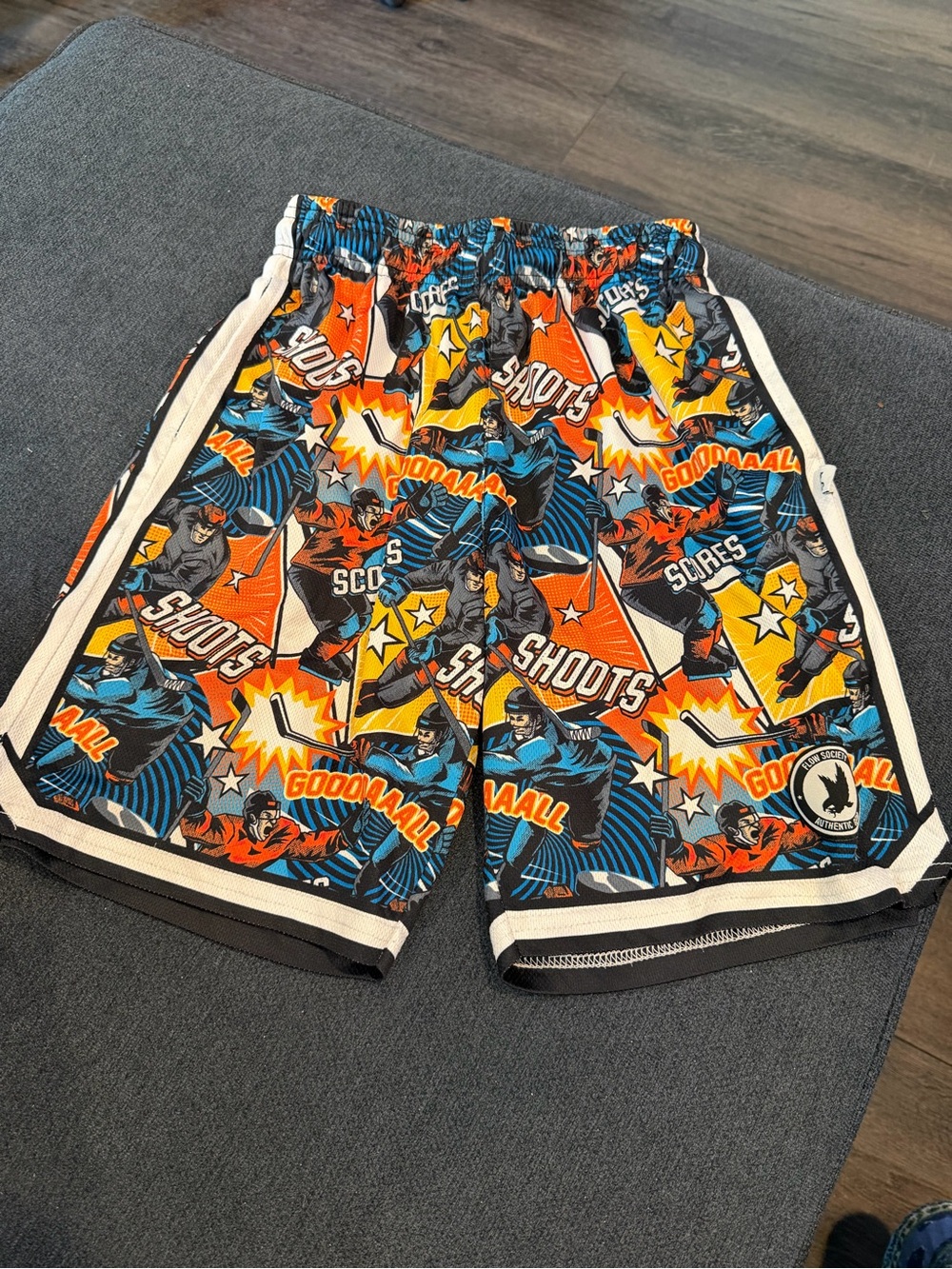 Flow Society Boys Graphic Hockey Shorts